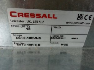 优势供应 英国品牌 CRESSALL 制动电阻 EST2-18R-S-B